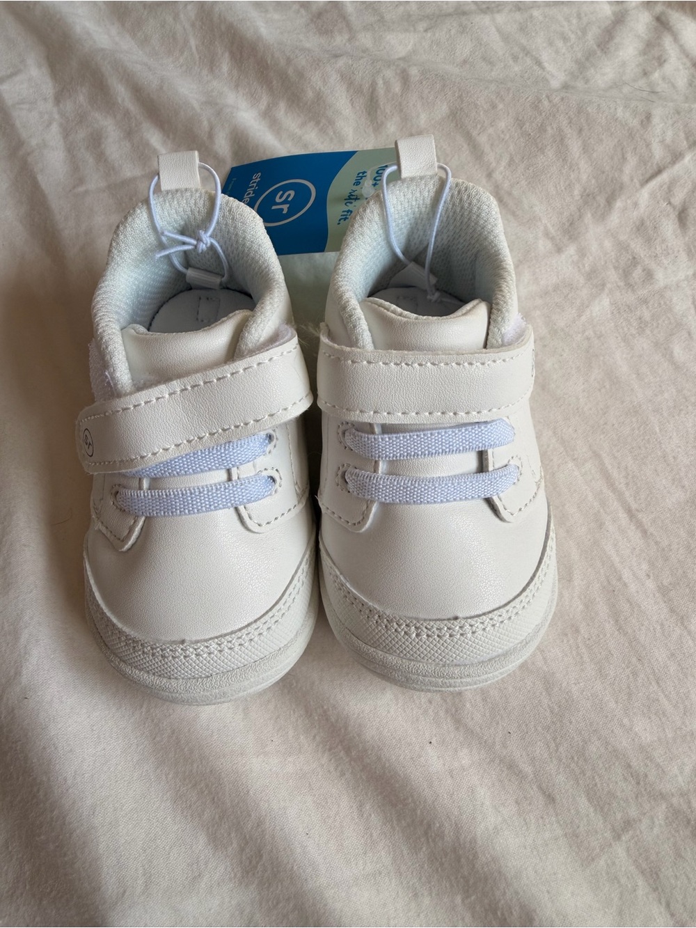 Stride Rite White Toddlers' Velcro Sneakers